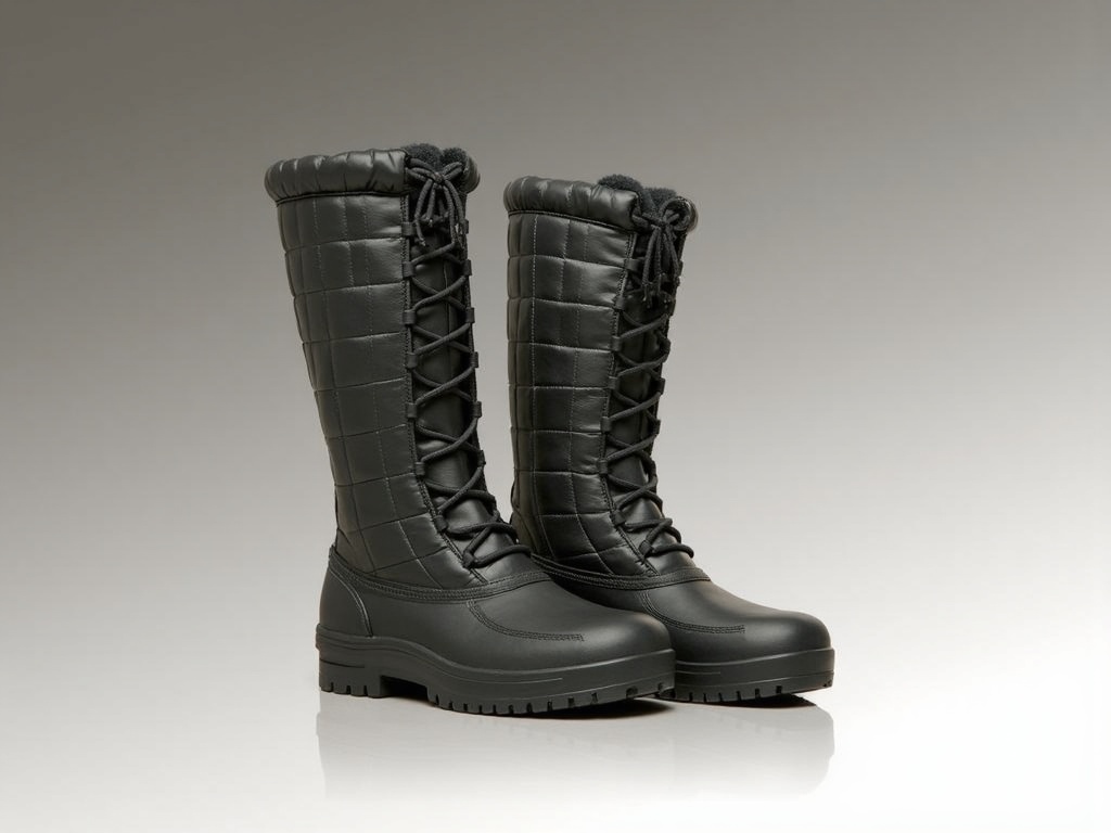 Lugz boots on display