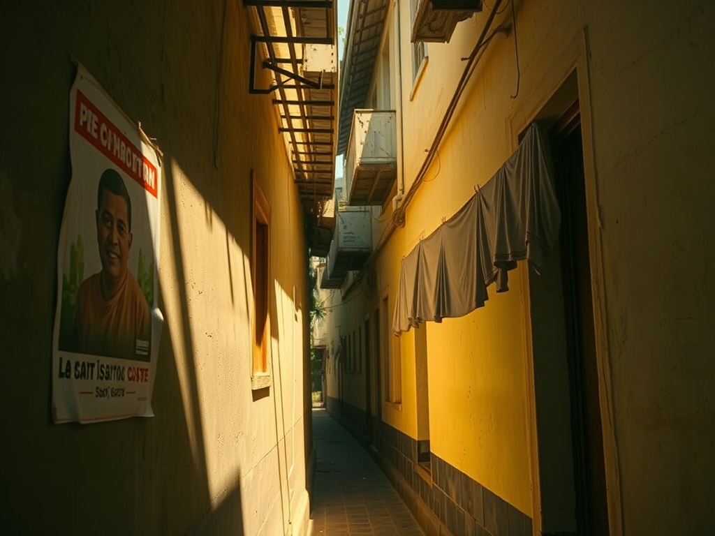 Peeling Posters in Malé’s Afternoon Heat
