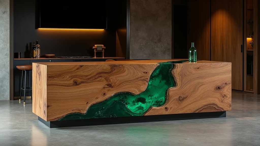 Барная стойка-остров для кухни-гостиной: создайте уютную зону для общения и стиля в вашем интерьере!