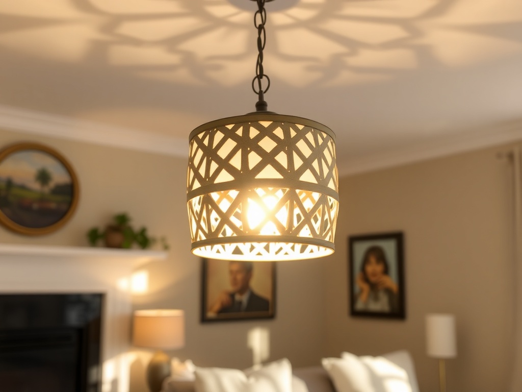 27. Try Patterned Lighting Fixtures