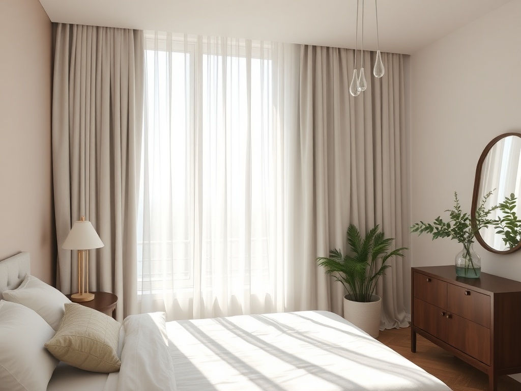 23. Use Sheer Curtains