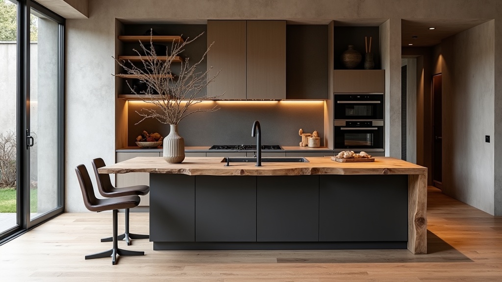 Барная стойка-остров для кухни-гостиной: создайте уютную зону для общения и стиля в вашем интерьере!