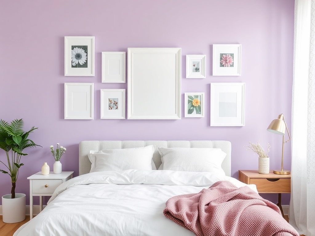 20. Hang White Picture Frames