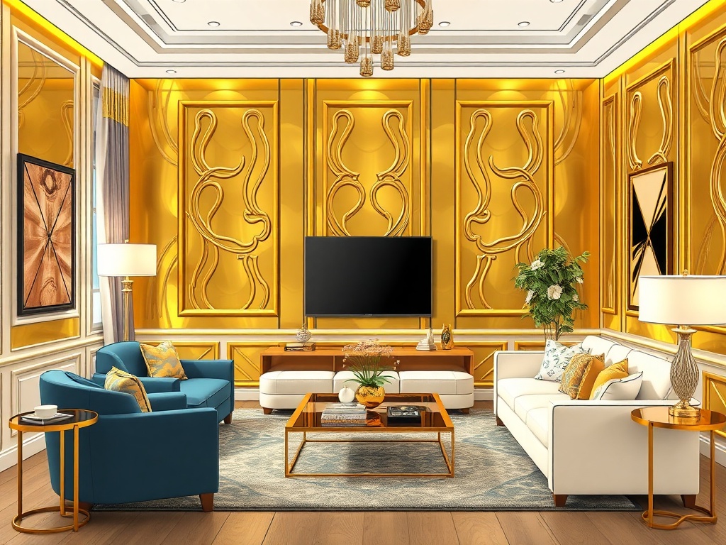 6. Explore Metallic Finishes