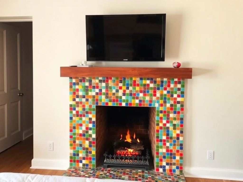 8. Use Tiles for a Pop of Color