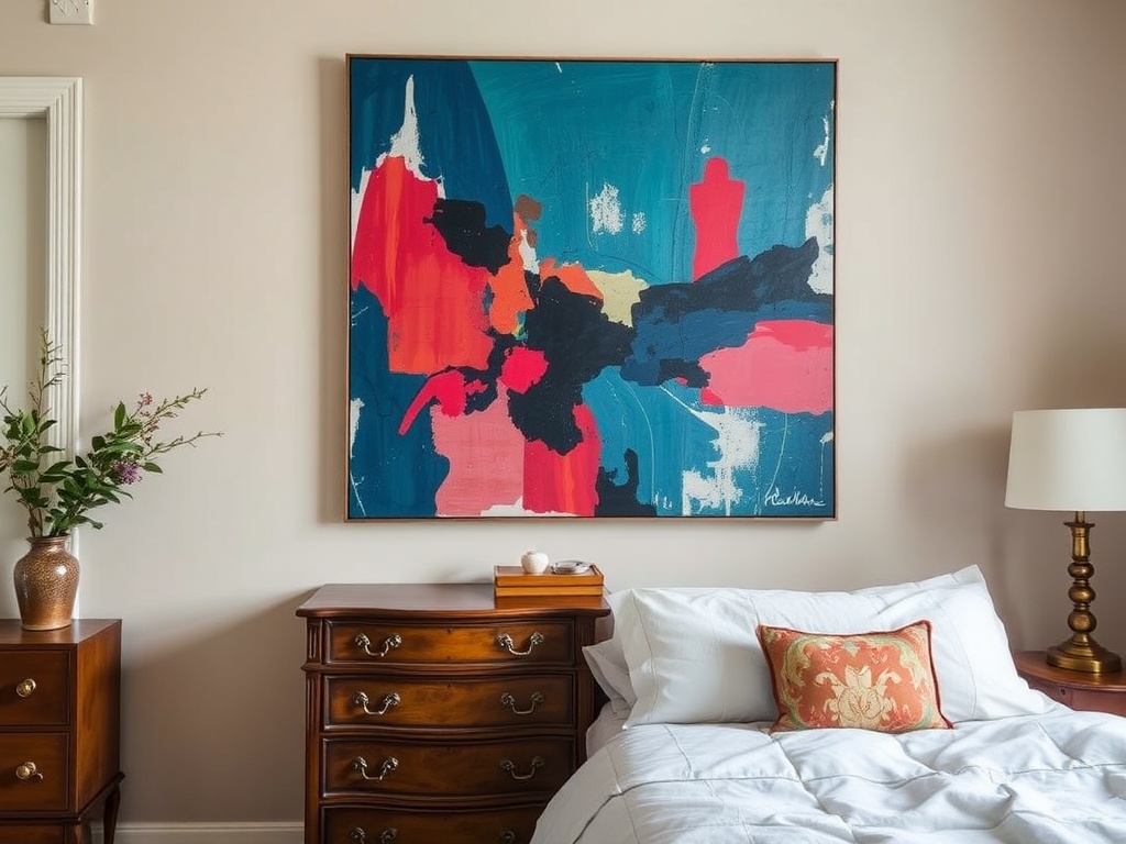 14. Add Modern Art Pieces