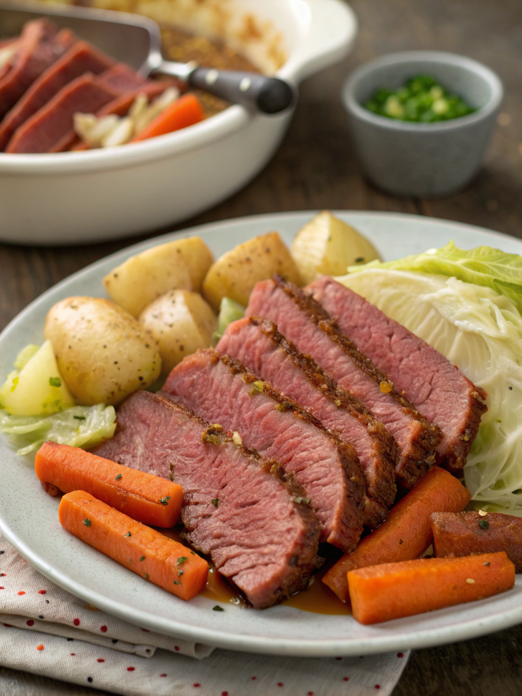 IRRESISTIBLE SLOW COOKER CORNED BEEF WITH CABBAGE RECIPE