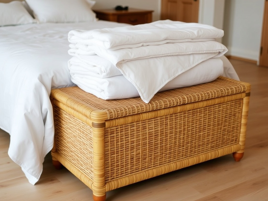 11. Place a Rattan Trunk