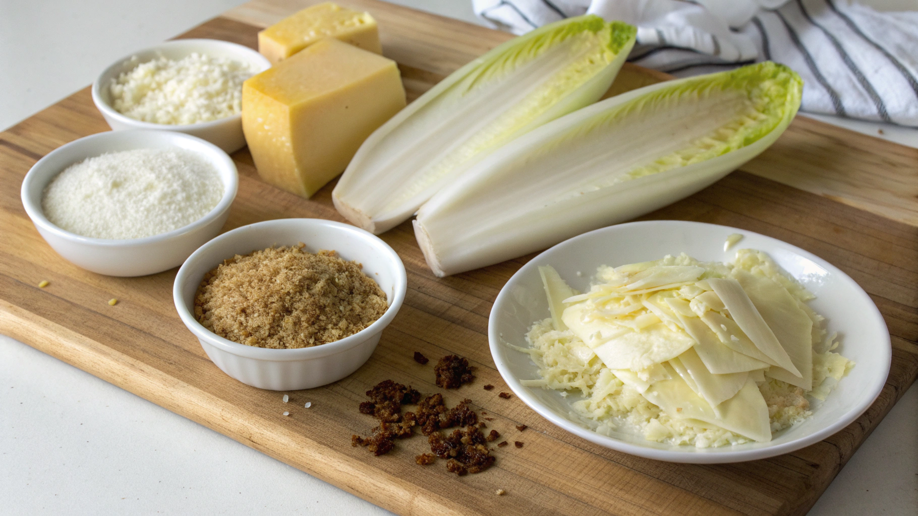 Ingredients for Endives au Gratin