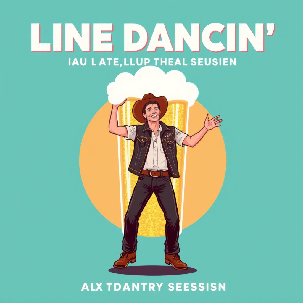 Cover art for Line Dancin’ (Floatin’ on Cheap Beer)