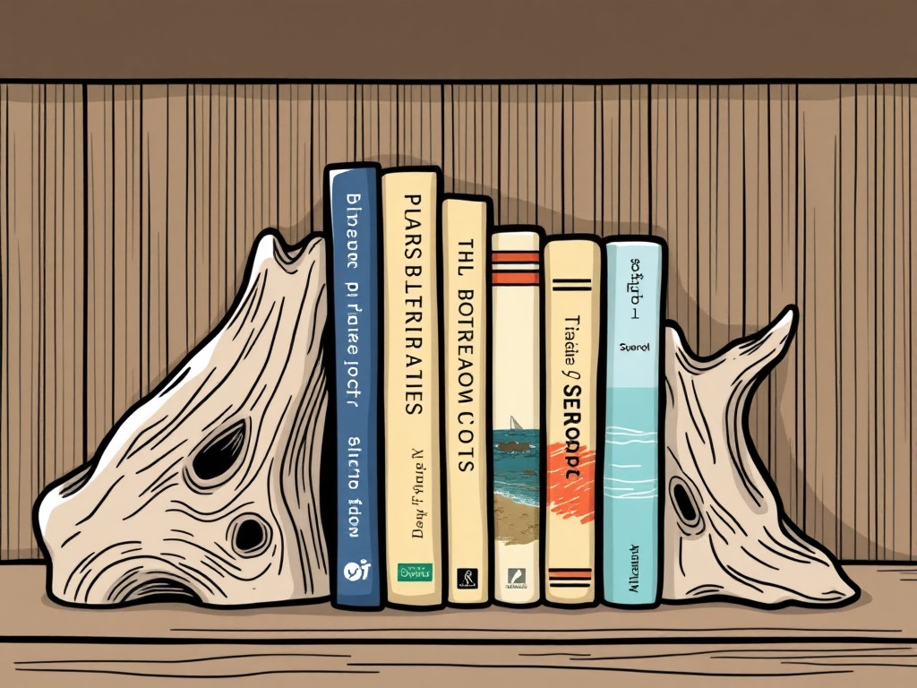 20. Use Driftwood for Bookends