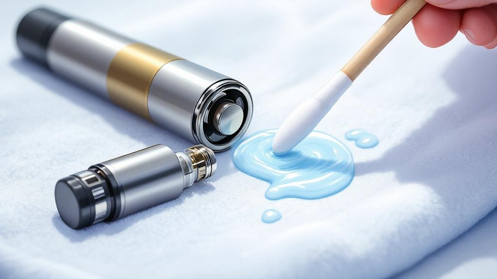 CBD vape pen maintenance and cleaning process