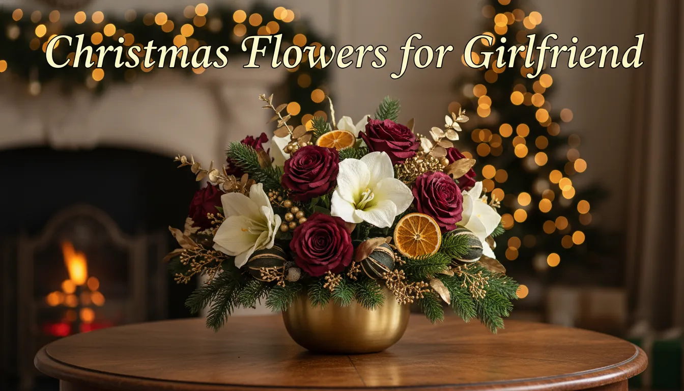 Christmas Flowers for Girlfriend - Romantic Bouquets