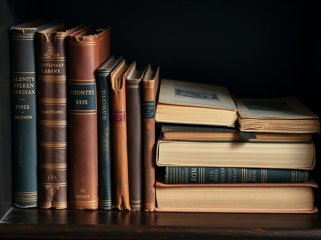 15. Arrange Vintage Books