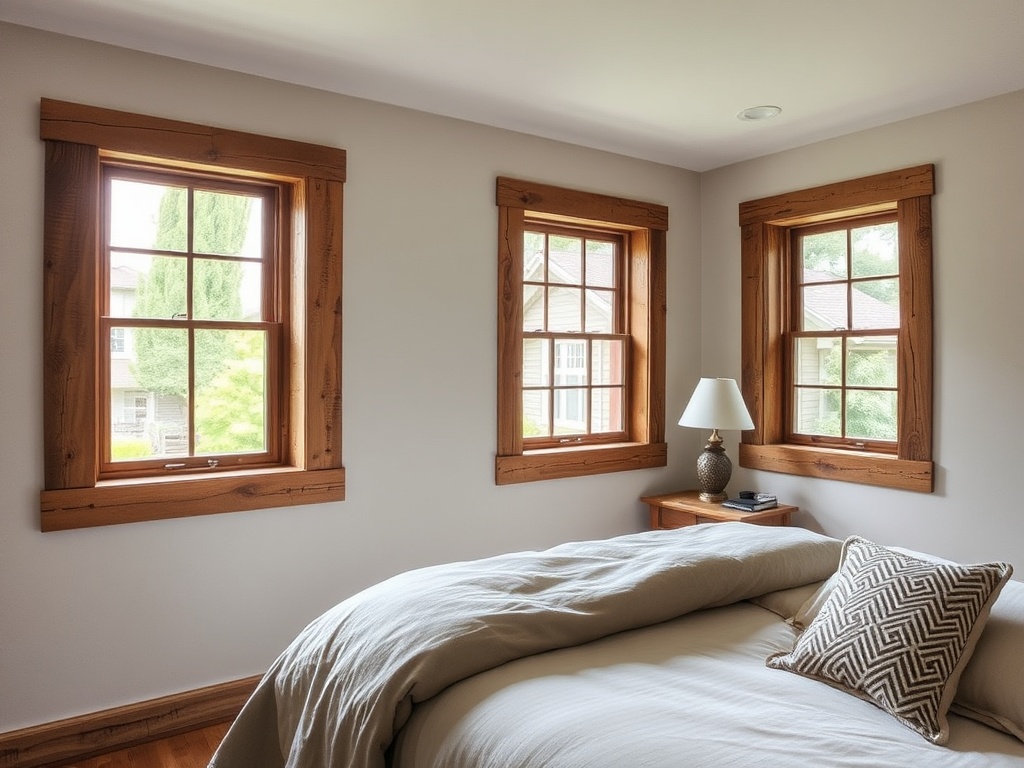 19. Use Reclaimed Wood for Window Frames
