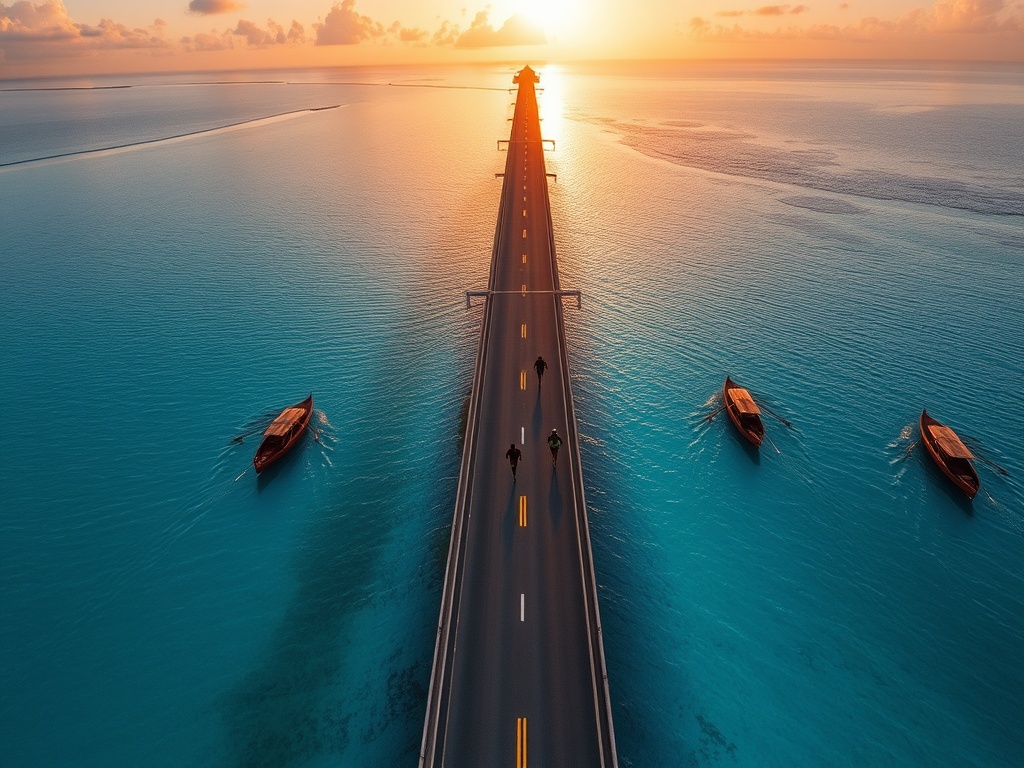 14 Kilometers of Asphalt Connecting Two Oceans in Addu