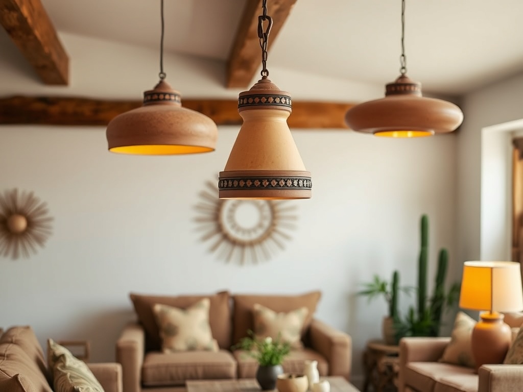 26. Use Clay Light Fixtures