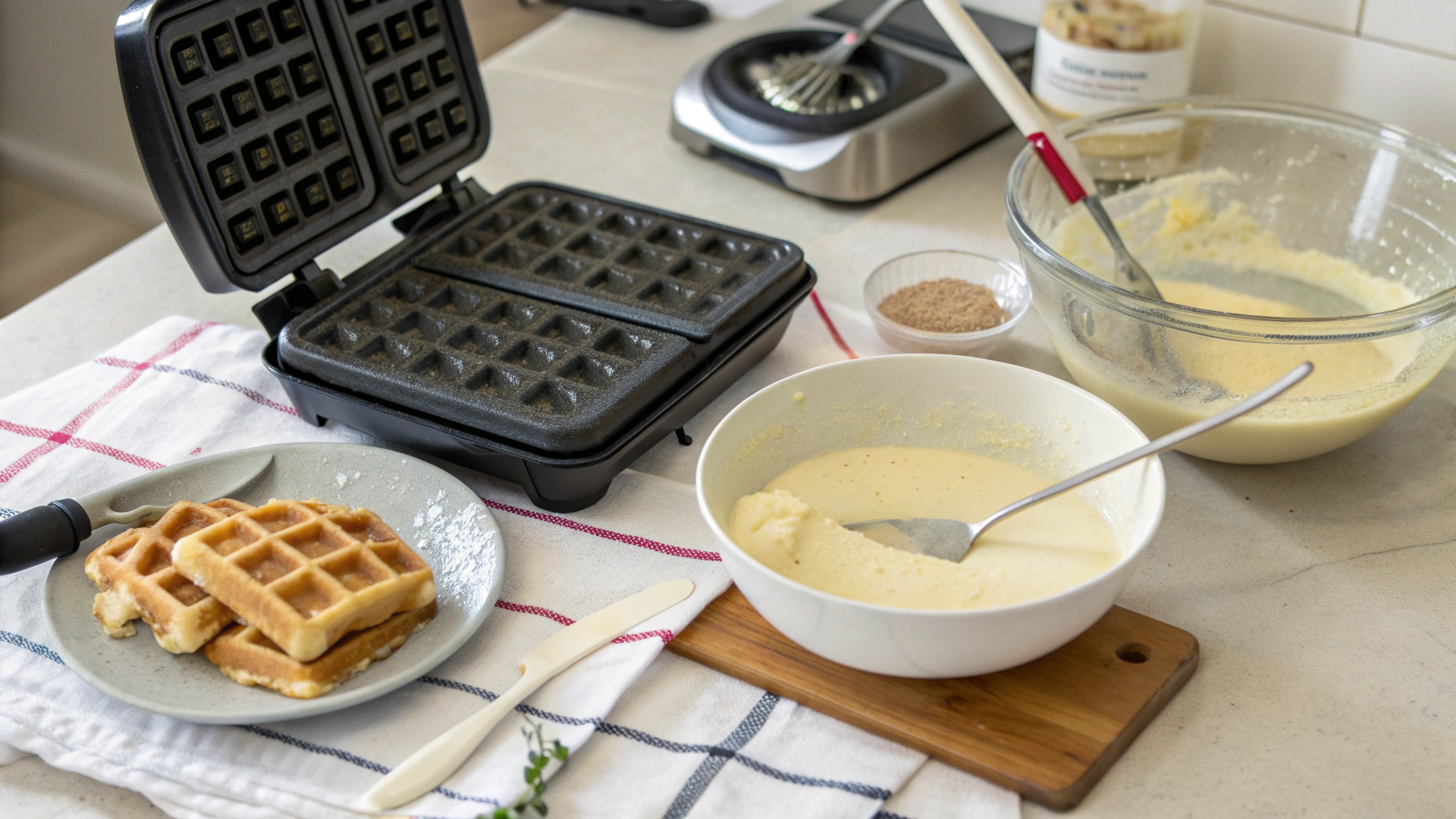 Making Brussels Waffles