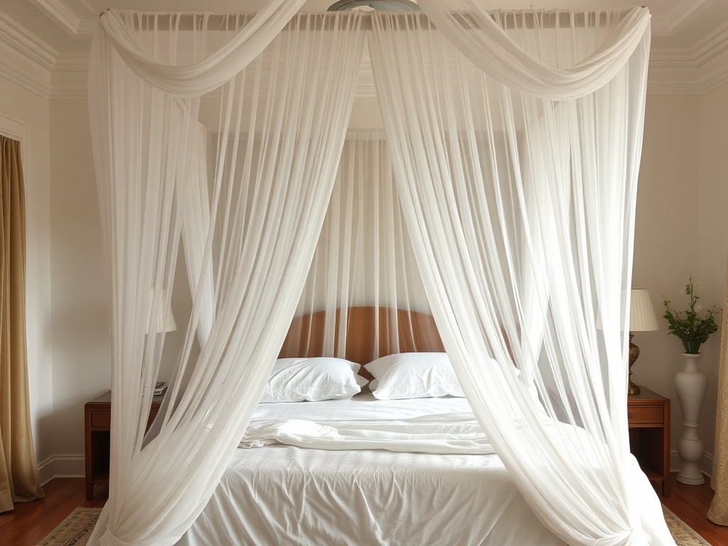 14. Feature a Canopy Bed