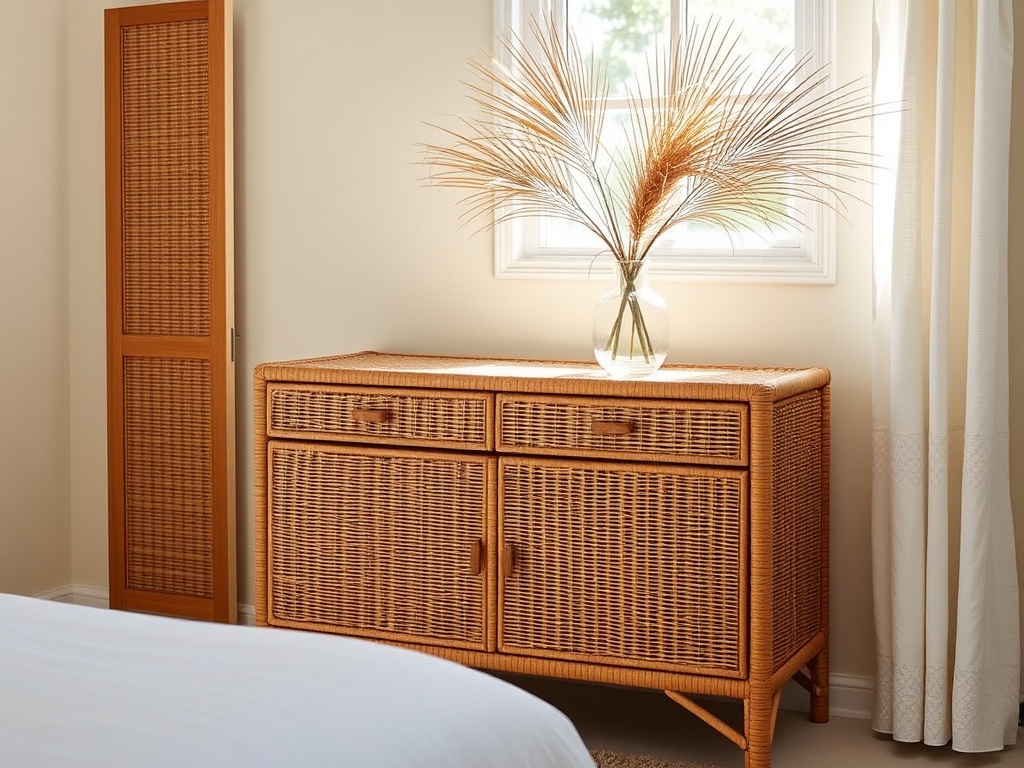 18. Update with a Rattan Dresser