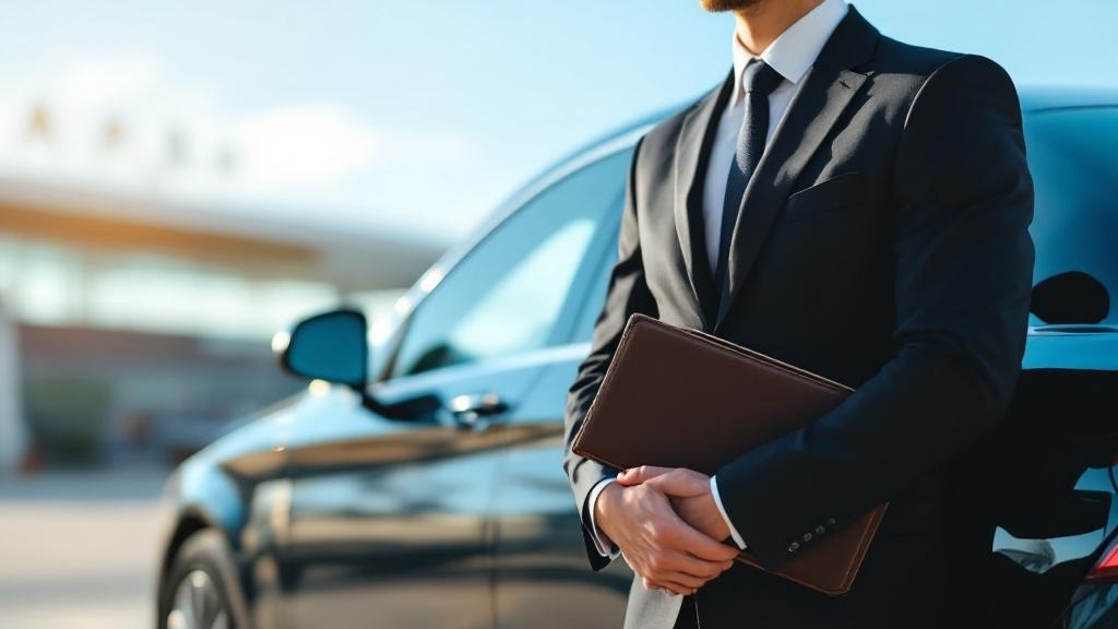 Expertly trained chauffeur providing professional airport service