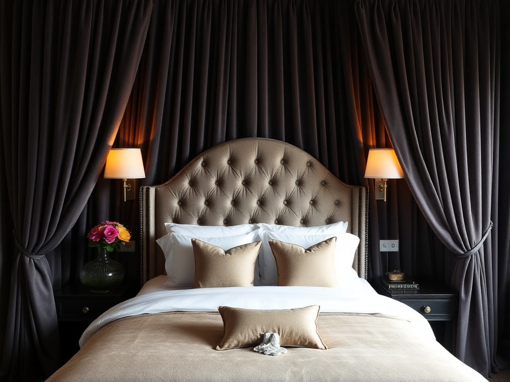 9. Frame It with Elegant Drapes