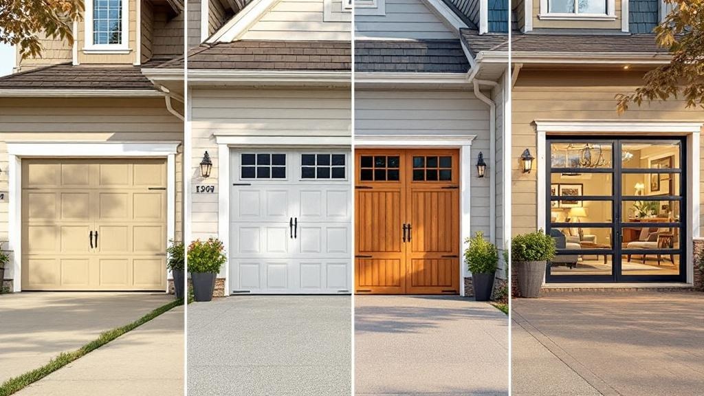 How Much Weight Can a Garage Door Opener Lift? Expert Guide Different residential garage door styles and materials
