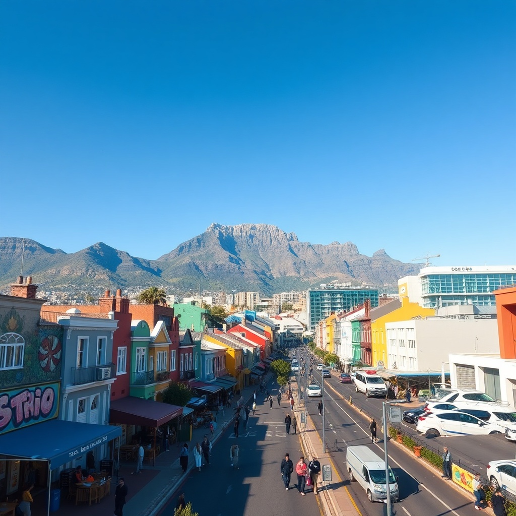 Vibrante vida urbana: Ciudad del Cabo, Sudáfrica