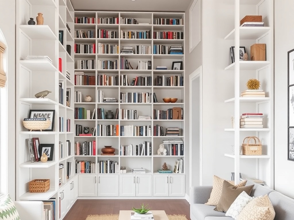 1. Go Vertical with Shelving