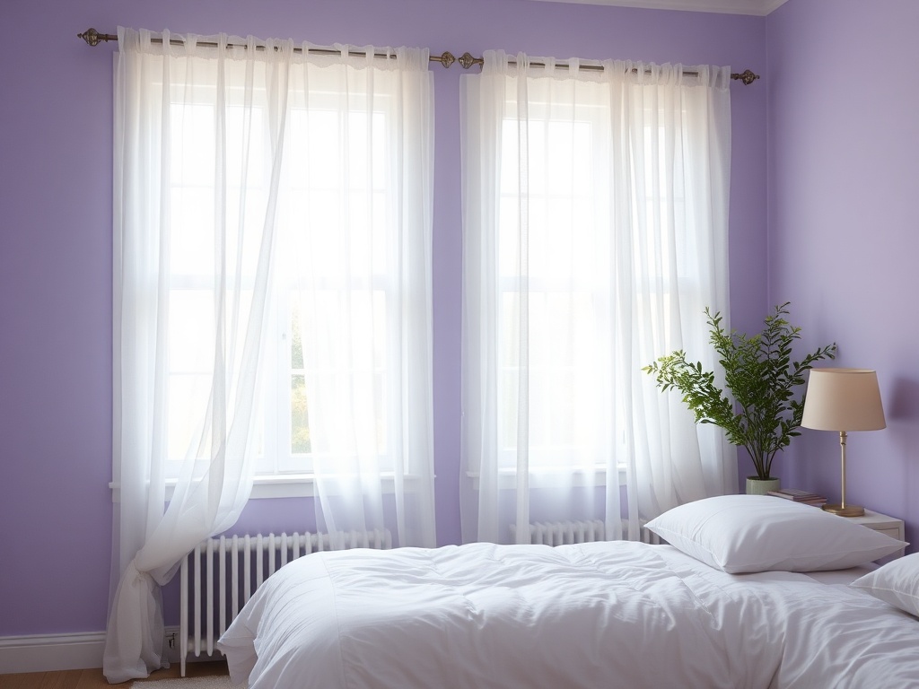 4. Incorporate White Sheer Curtains