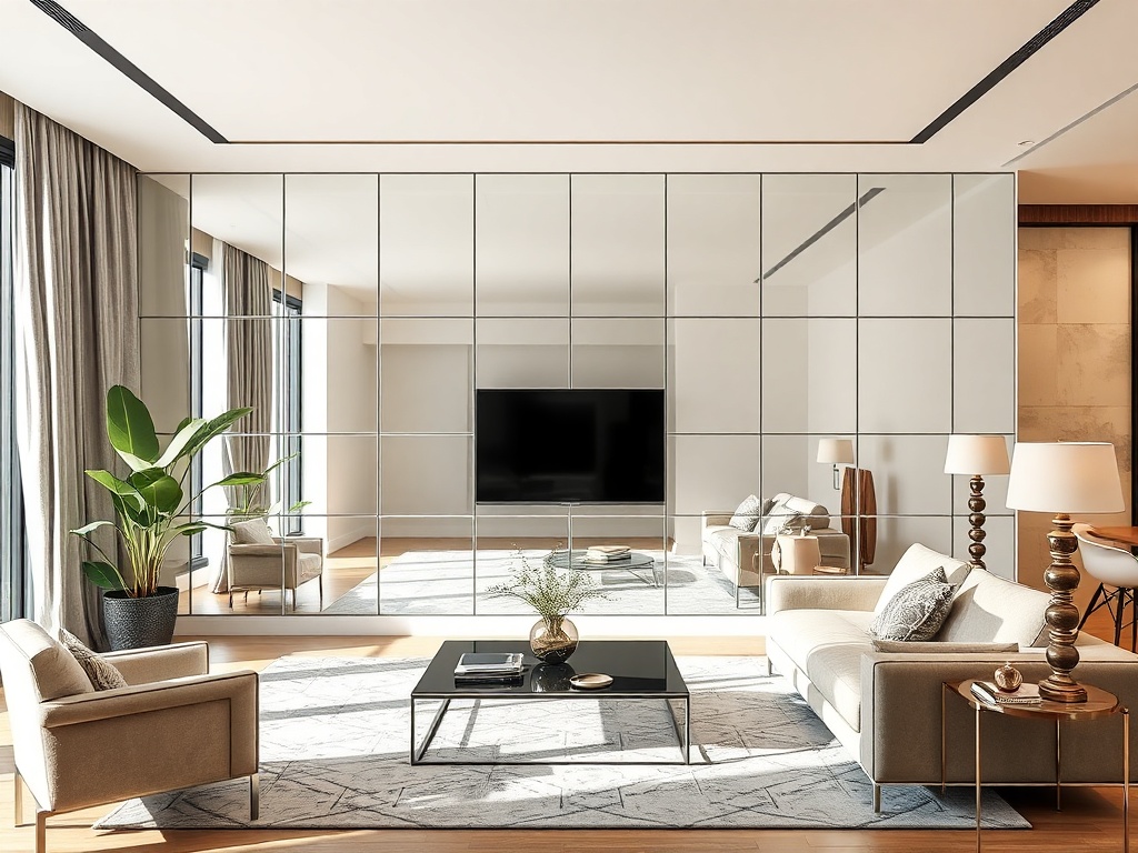 12. Hang Mirror Panels