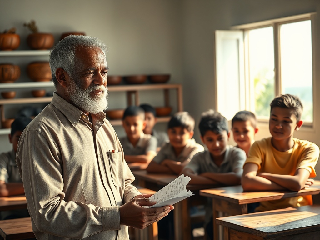 A Classroom Where Cigarettes Are History and Herbal Wisdom Returns