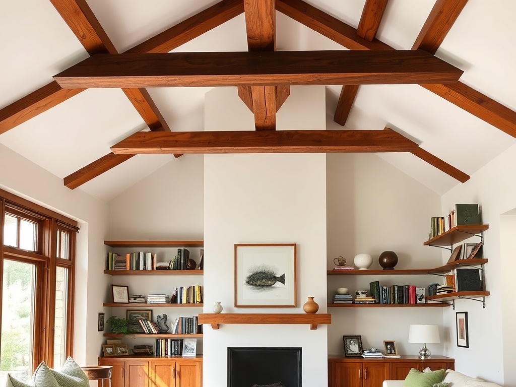 17. Use Overhead Beam Shelves