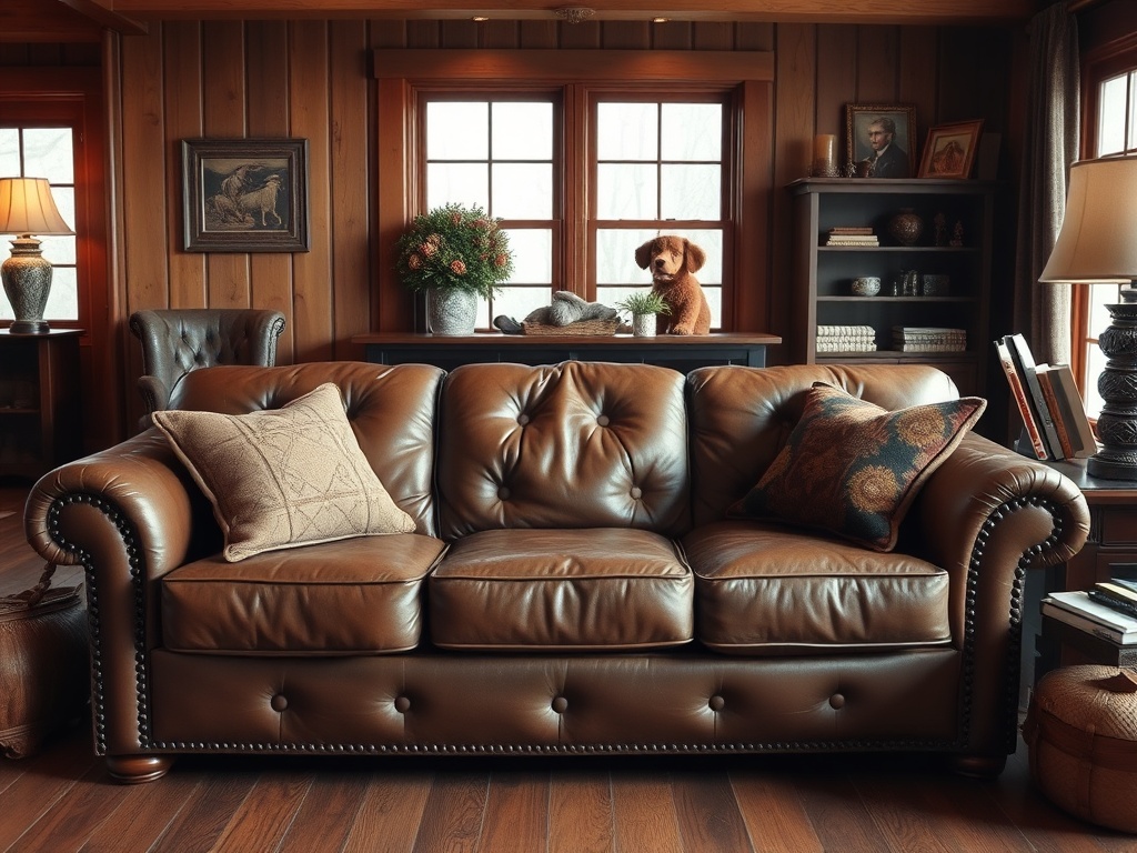 19. Add Rustic Charm with Leather