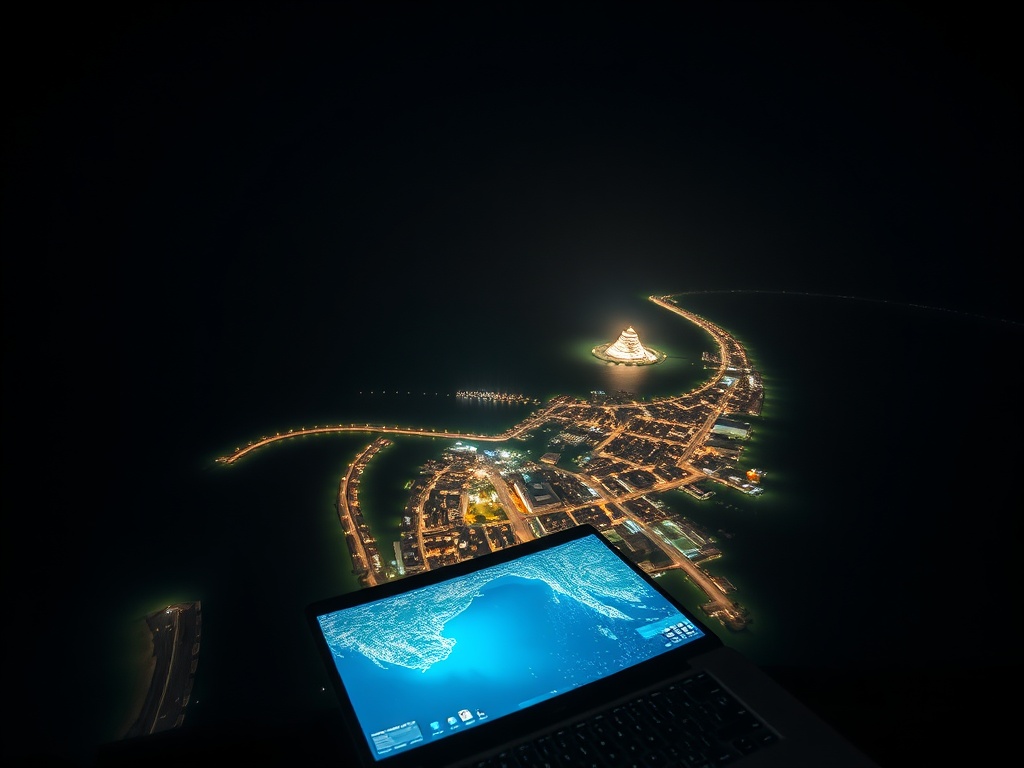 In the Blue Glow, Searching for Patterns in Our Chaotic Maldives