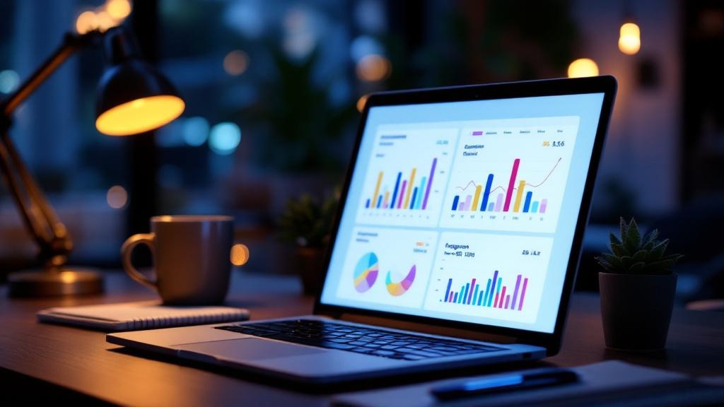Email marketing performance dashboard showing engagement metrics and analytics