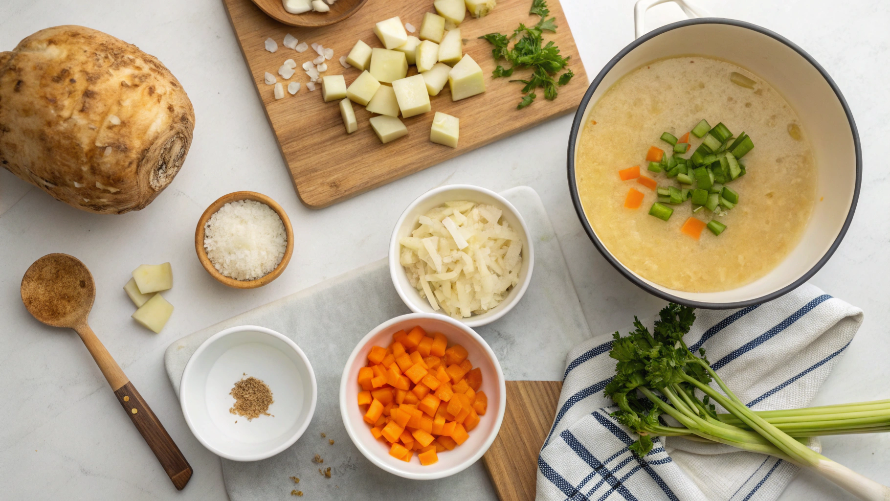 Soup preparation process