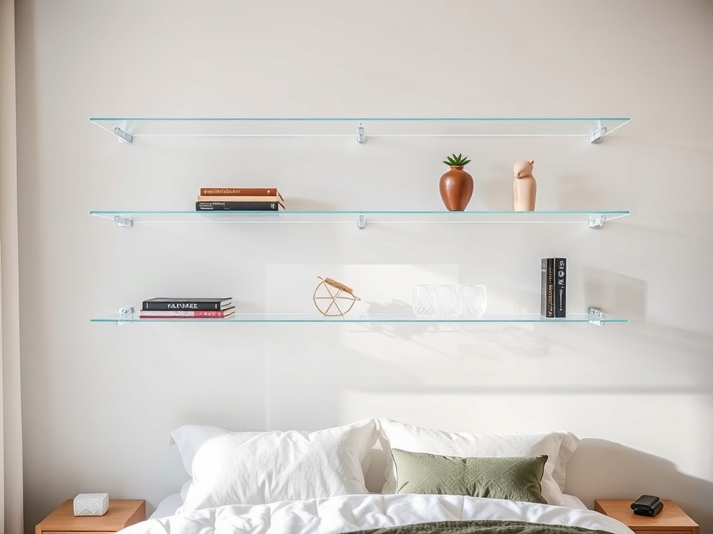 22. Use Clear Acrylic for a Modern Touch