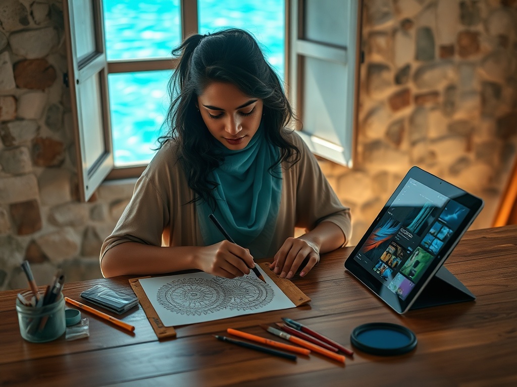 Where Maldivians Paint and Code, Just Out of Resort View