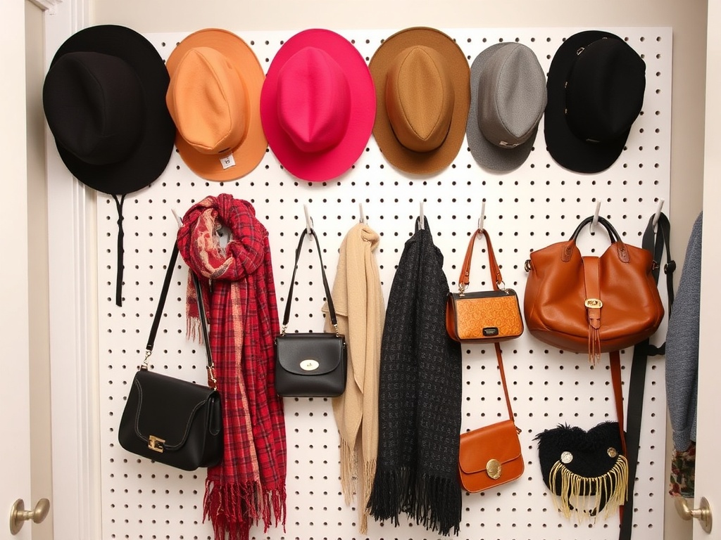 18. Use a Pegboard for Versatility