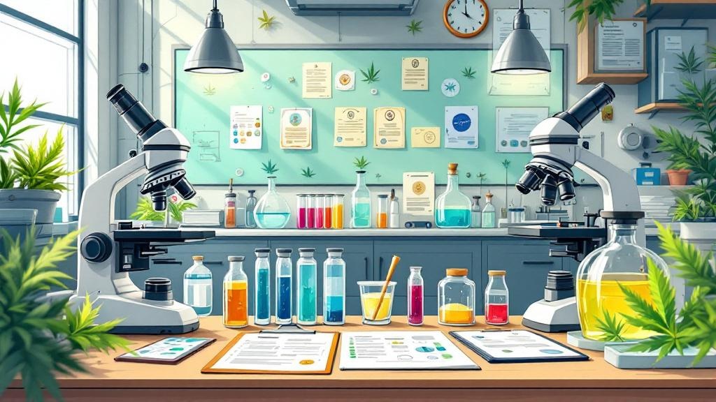 Laboratory quality testing for CBD products