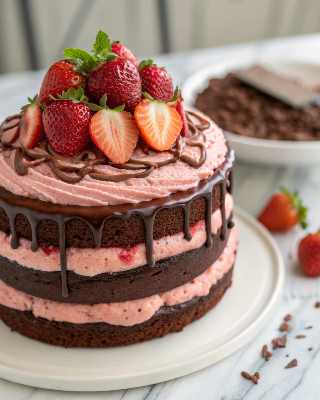 Chocolate Strawberry Cake Ingredients