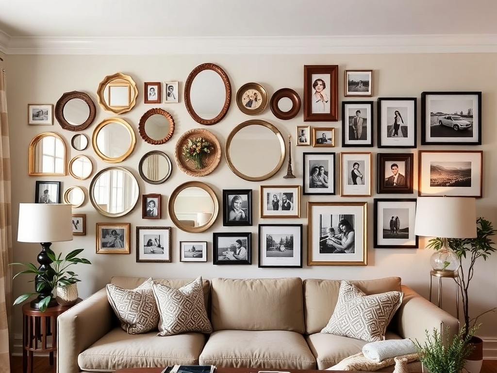 7. Mirror a Gallery Wall