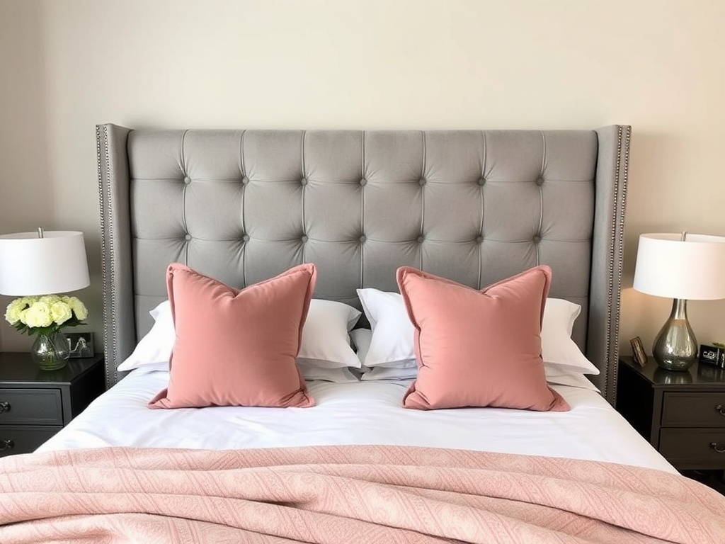 5. Opt for a Gray Headboard