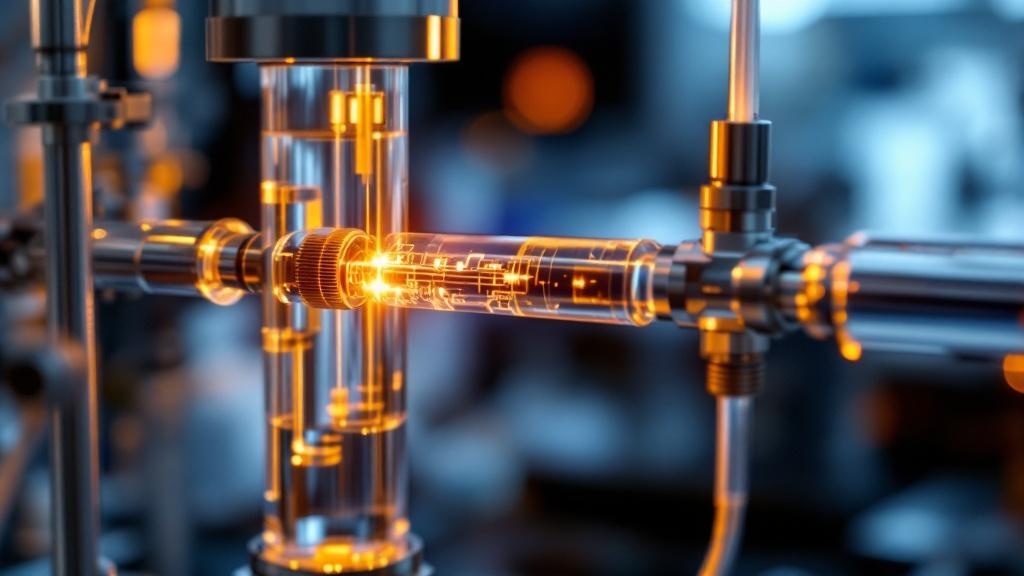 LC-MS system connection for peptide separation