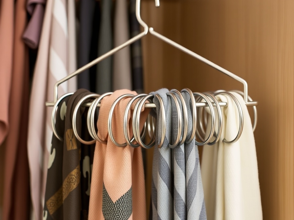 27. Use a Scarf Holder