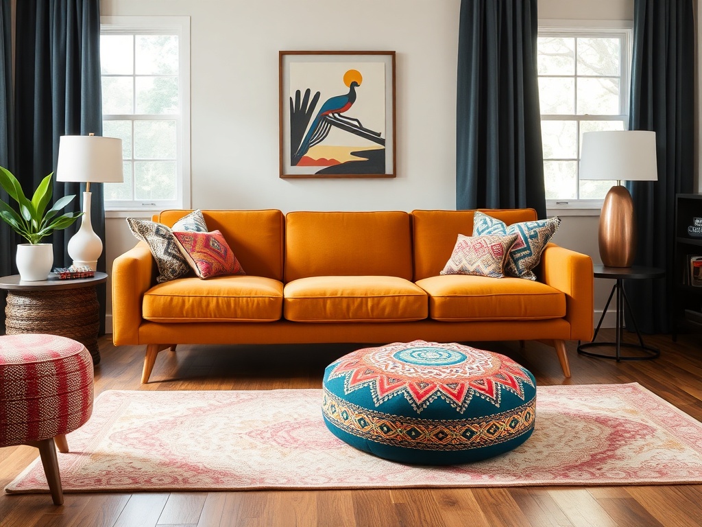 Eclectic Furnishings and Color
