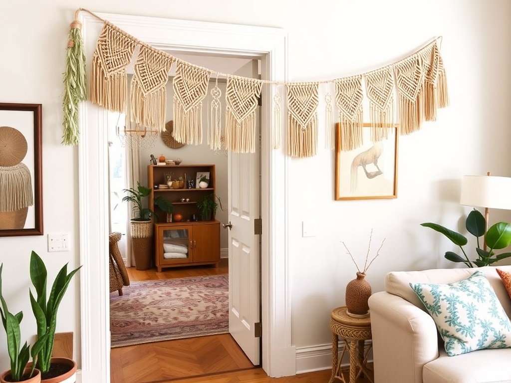 15. Hang Macrame Bunting