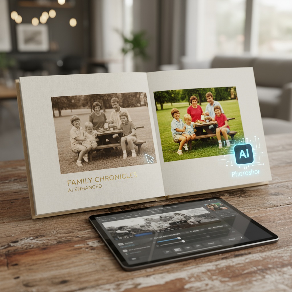 Elevating Family Albums with AI Photoshop
