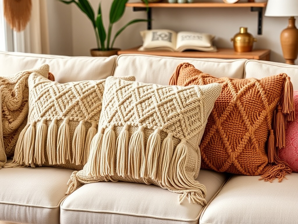 5. Introduce Macrame Pillow Covers